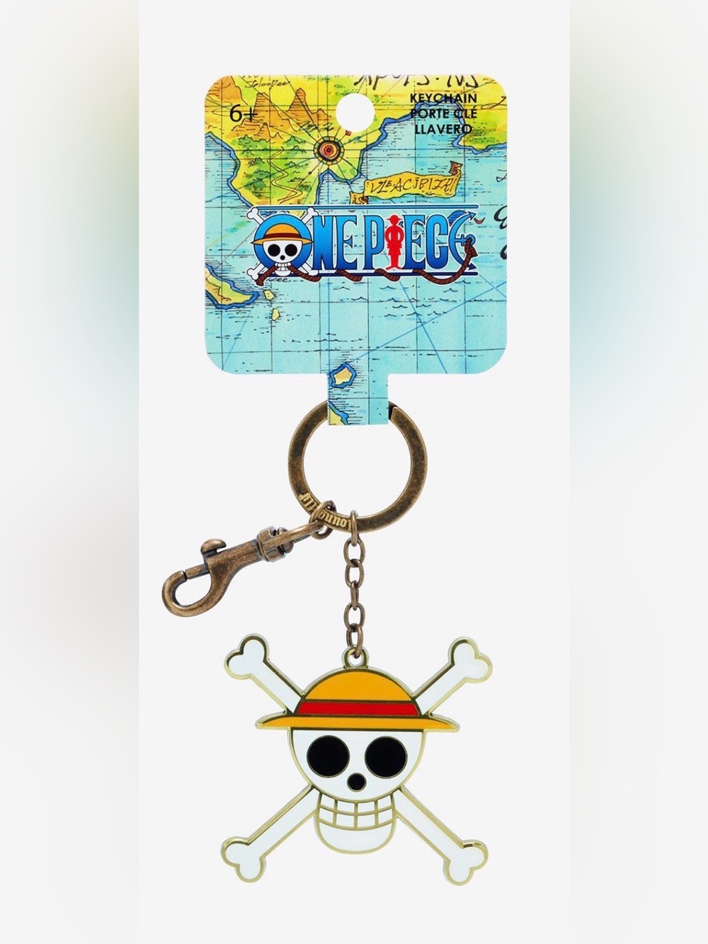 NWT Loungefly One Piece Jolly Roger keychain